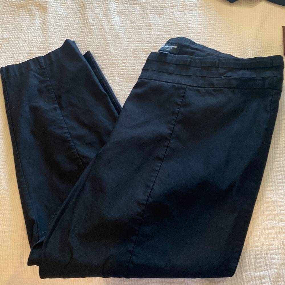 Cute straight cut work pants in black
